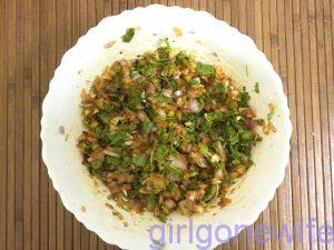 Stuffing  for potato stuffed capsicum