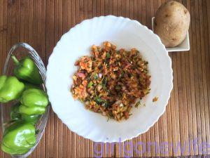 Required Ingredients for  Stuffed Capsicum 