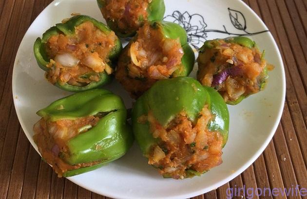 Potato Stuffed Capsicum