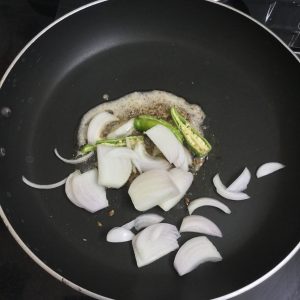  how to make Pudina Rice Step 5