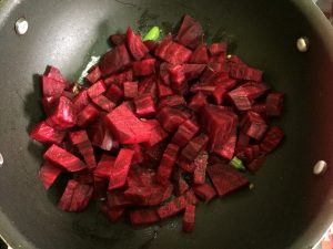 Beetroot stir fry recipe