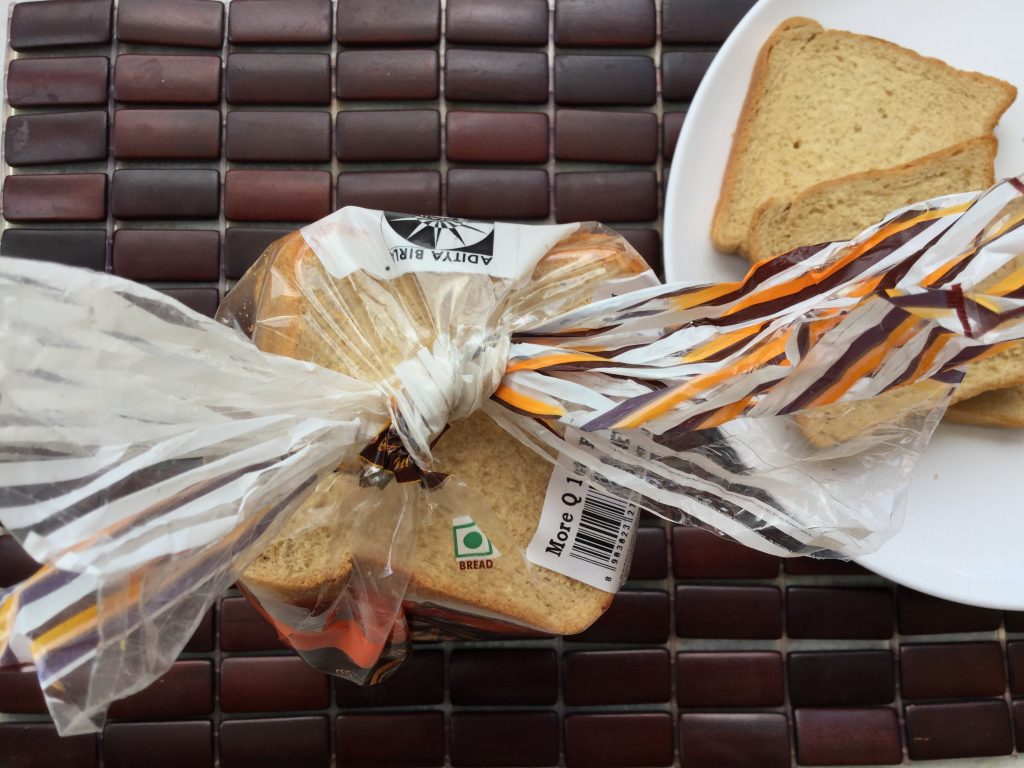 Trick to store bread packet