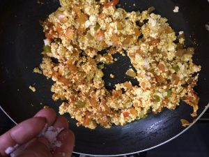 How to make paneer bhurji- 11