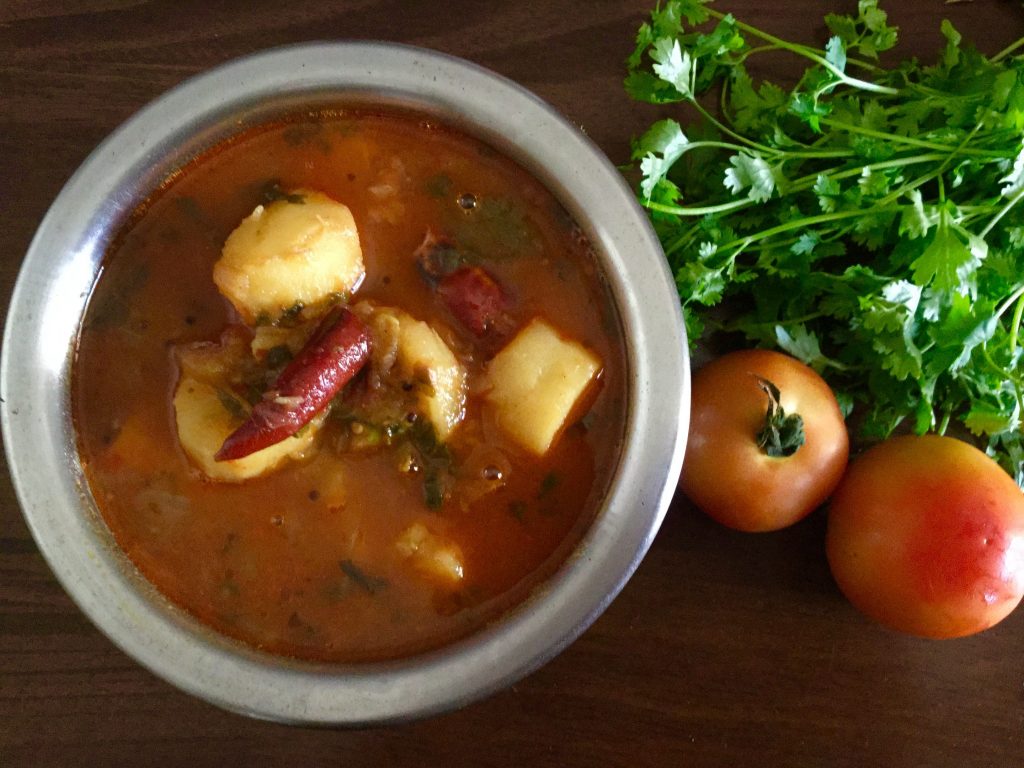Sweet Potato Stew | Chilakada Dumpa Pulusu Recipe